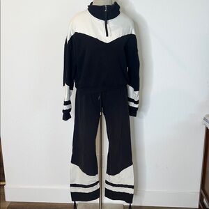 Uma Black and White Track Suit